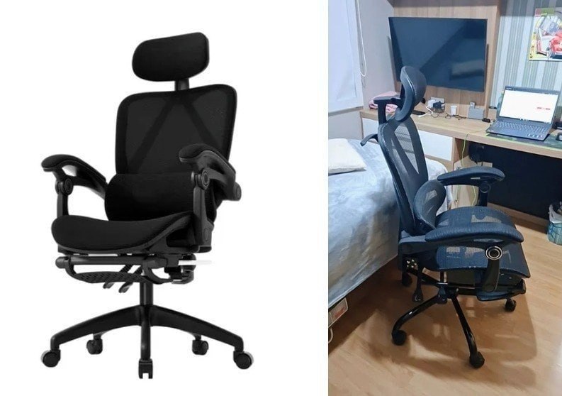 Cadeira Gamer Ergonômica Premium com Apoio Cabeça 3D e Lombar 2D Ajustável