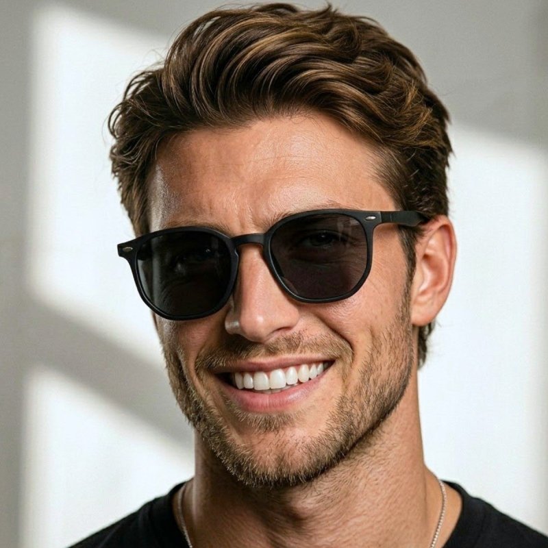 Óculos De Sol Hexagonal Premium Proteção Uv400 Flexivel Moda Vintage Kit Case Brinde Tendencia Cacife Brand Acetato Italiano