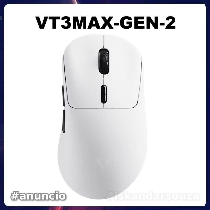 Rapoo VT3 MAX v2 PAW3398 Mouse Sem Fio 26000 DPI