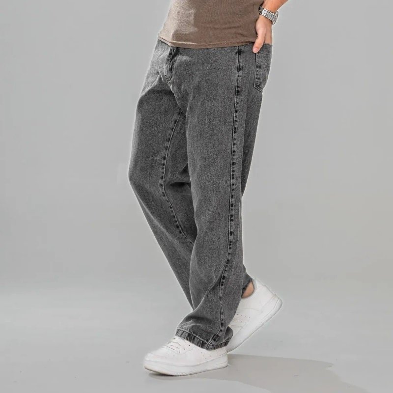 Calça Balão Jeans Streetwear Larga Bag