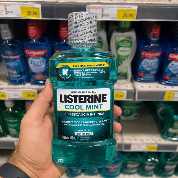 Enxaguante Bucal Listerine Cool Mint 500ml