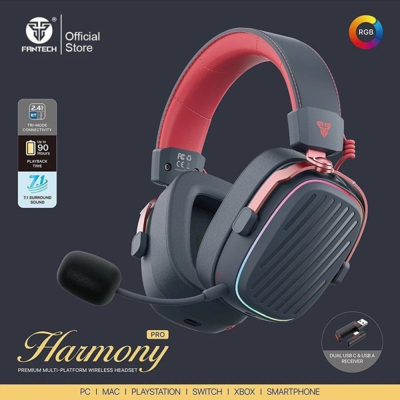 Headset Gamer Fantech Harmony PRO