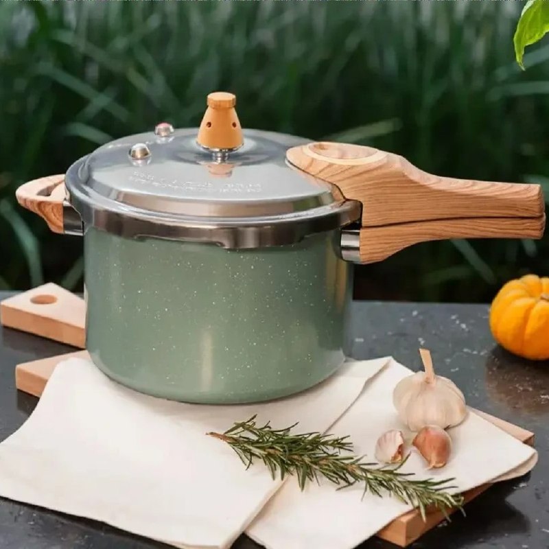 Panela De Pressão Brinox Indução Antiaderente Verde Botanika