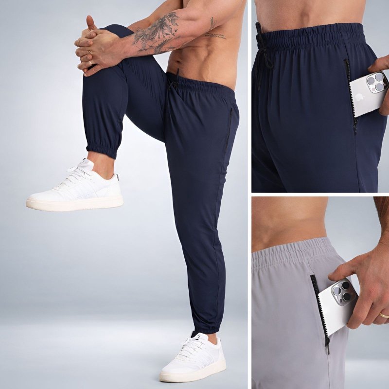 Kit com 2 Calças Jogger Tactel Com Elastano
