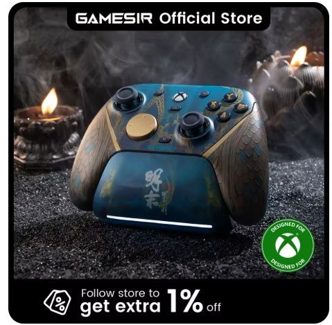 Controle sem fio GameSir G7 Pro para Xbox TMR Hall Effect - Edição Wuchang: Fallen Feathers