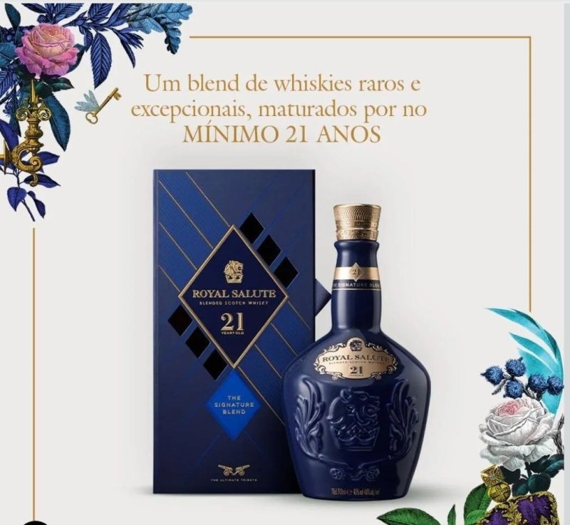 Whisky Royal Salute 21 anos The Signature Blend Escocês - 700 ml