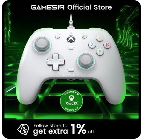Controle com fio GameSir G7 SE para Xbox com Hall Effect