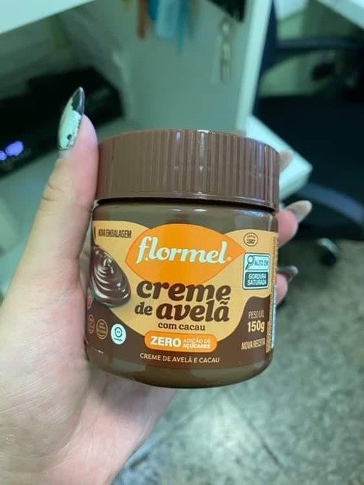 Creme de Avela com Cacau FLORMEL Zero Açúcar - 150 Gramas