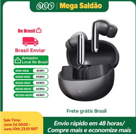 QCY Melobuds Pro - Fone Bluetooth - Áudio Premium