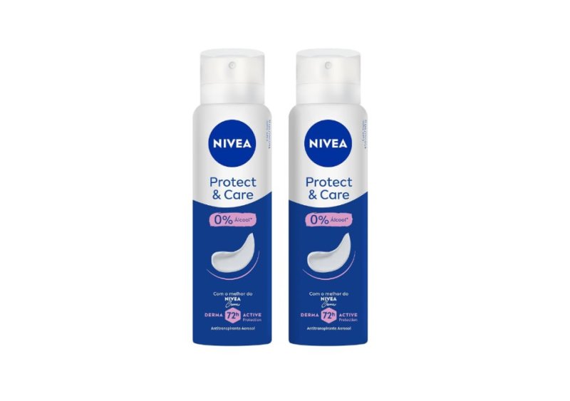 Kit 2 unidades de NIVEA Desodorante Aerossol Protect & Care 150ML