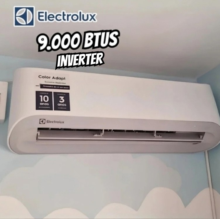 Ar-condicionado Split Inverter 9000 Btus Electrolux Color Adapt com Wi-fi