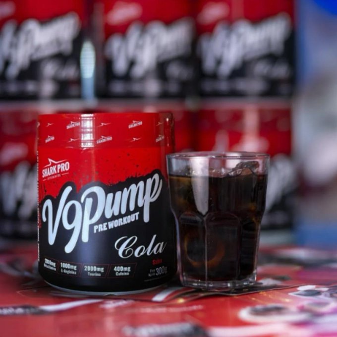 V9-pump Pre Workout - 300g Cola - Shark Pro