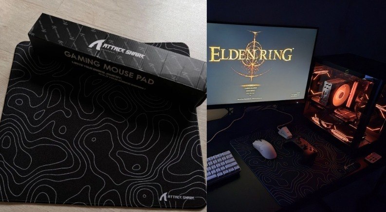 Mousepad Attack Shark CM02 com base antiderrapante