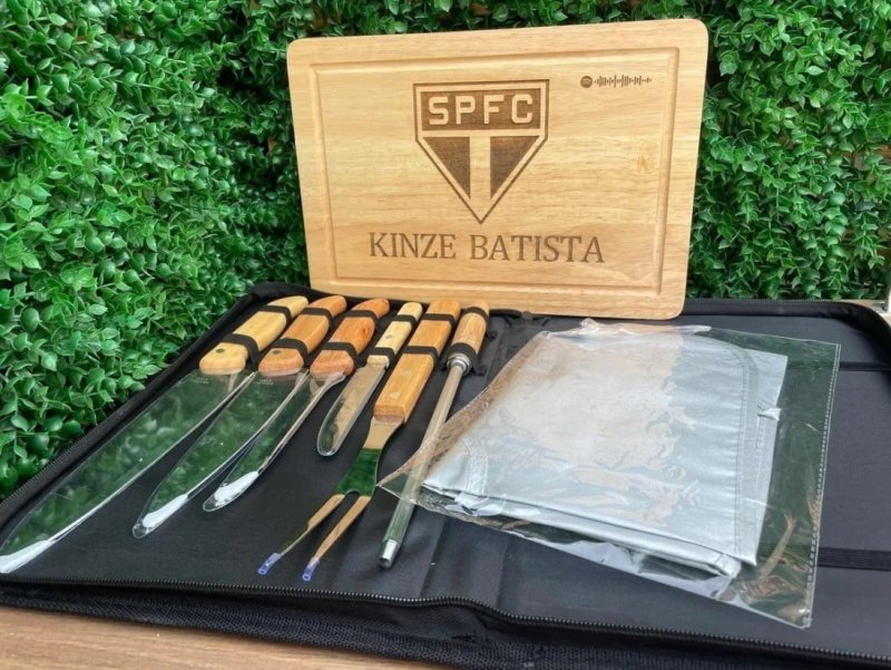 Kit Churrasco Personalizado 8 Peças