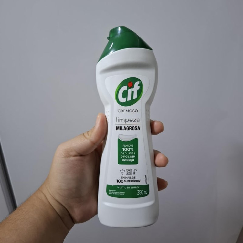 CIF Cremoso Limpeza Milagrosa Limão 250 ml