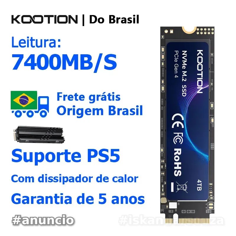 KOOTION SSD M2 NVMe 1TB e 4TB