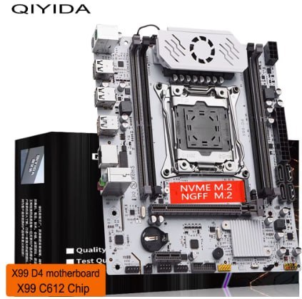 Placa-mãe QIYIDA X99 D4 TPM2.0 LGA 2011