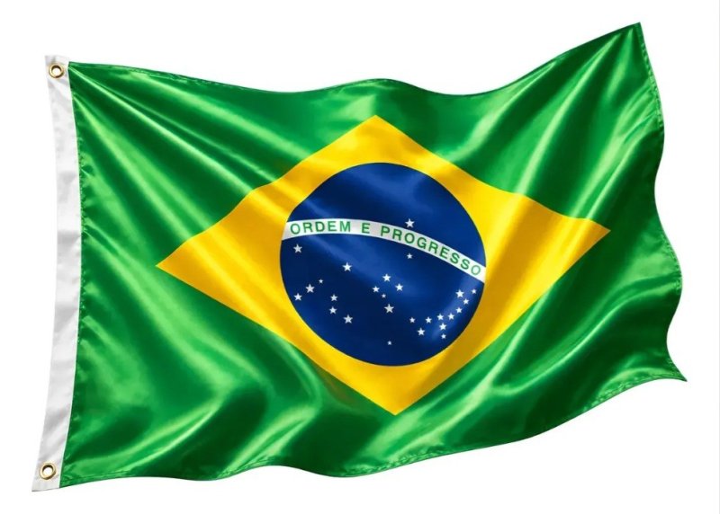 Bandeira Do Brasil 150x90 Com Ilhos Mastro Torcedor Copa Do Mundo Oficial Grande