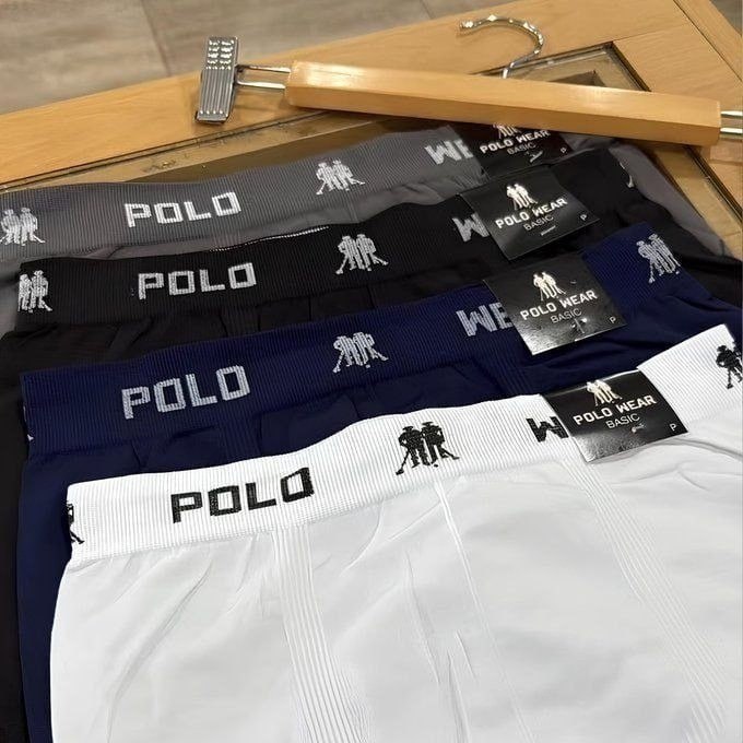 Kit 10 Cuecas Boxer Lisa Polo Wear Sortido