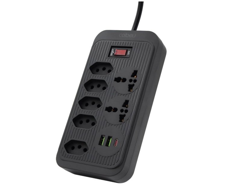 Filtro de Linha com USB e Tomadas Universais