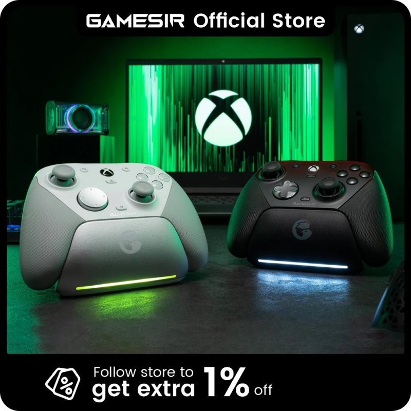 Controle GameSir G7 Pro Xbox Series X, S, One, Steam, Pc, TMR, Gatilhos de Efeito Hall