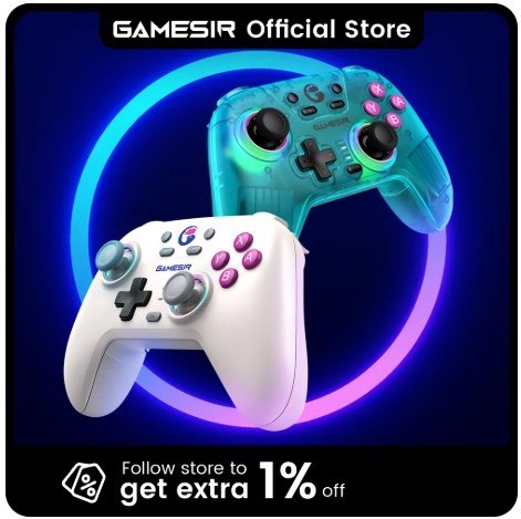Controle sem fio GameSir Nova com Hall Effect