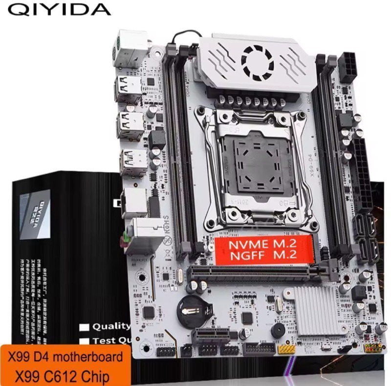 Placa mãe QIYIDA x99 D4 BRANCA