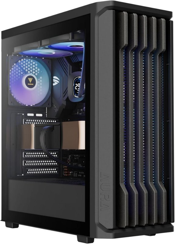 Gabinete Gamer Gamdias Aura GC11 ARGB Preto com 4 Fans