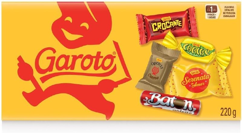 Bombom GAROTO Sortido Caixa 220g - Chocolate