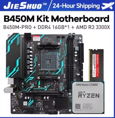Placa-Mãe B450m Jieshuo AMD