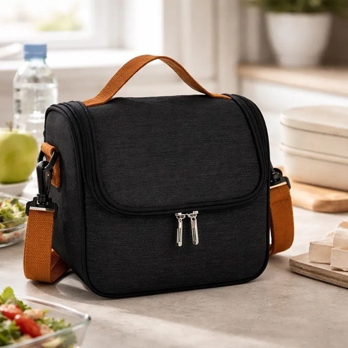 Bolsa Lancheira Semi Impermeavel Com Isolamento Térmico Leve