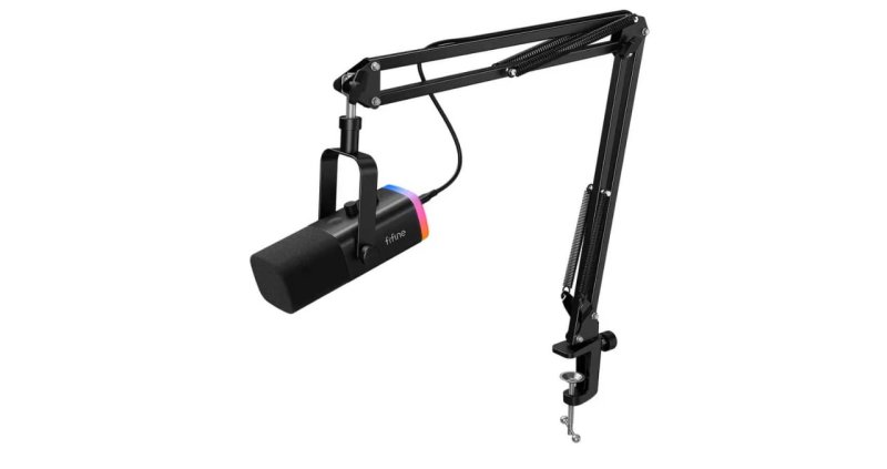Microfone Fifine Ampligame AM8T USB/Xlr + Suporte Articulado
