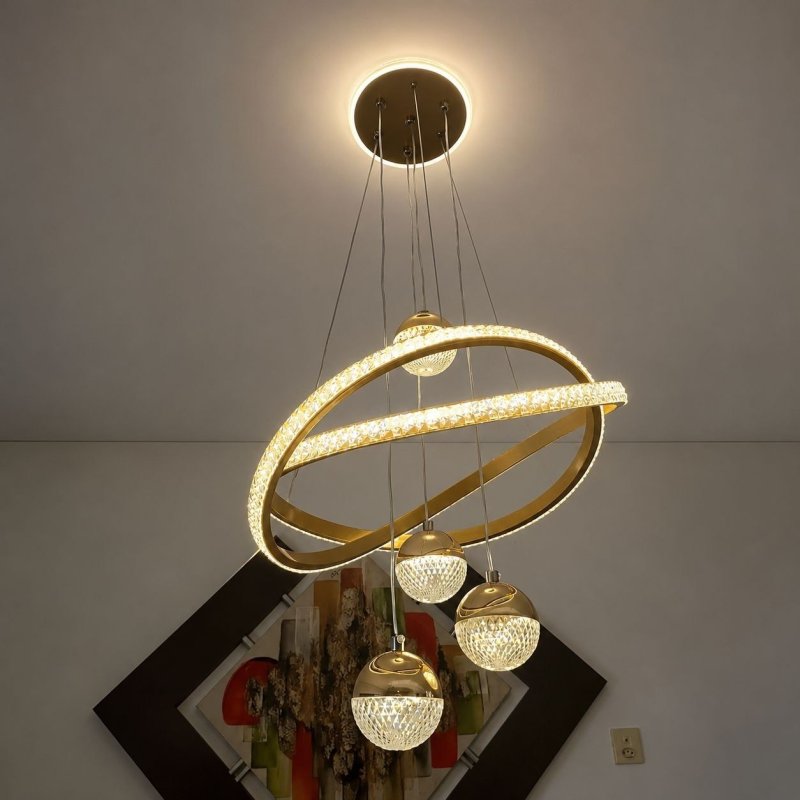 Lustre Sala De Jantar Pendente Luxo