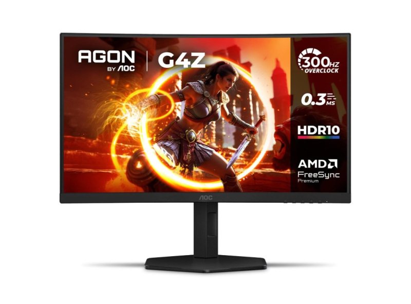 Monitor Gamer Curvo AOC AGON G4Z 27" 300Hz 0,3ms HDR10 Base Ajustável C27G4Z/P