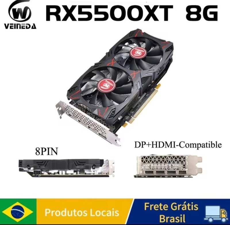 RX 5500 XT 8GB PCI-E 4.0 GDDR6