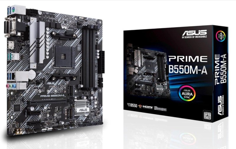 Placa-Mãe ASUS Prime B550M-A AM4 DDR4