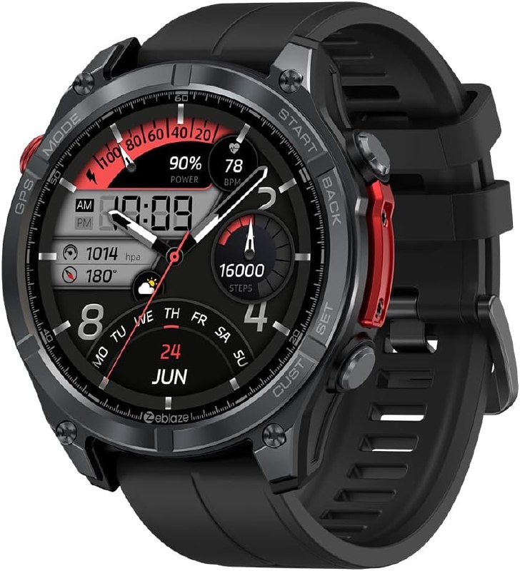 Zeblaze Stratos 4 Smartwatch com GPS e resistência à água