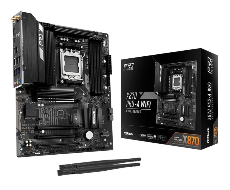 ASRock Placa-mãe X870 Pro-A WiFi ATX