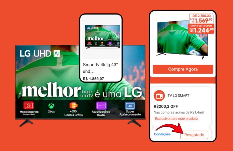 Smart TV LG 43 4k UHD 43UA7500PSA Ai Webos Alexa Gaming 20W