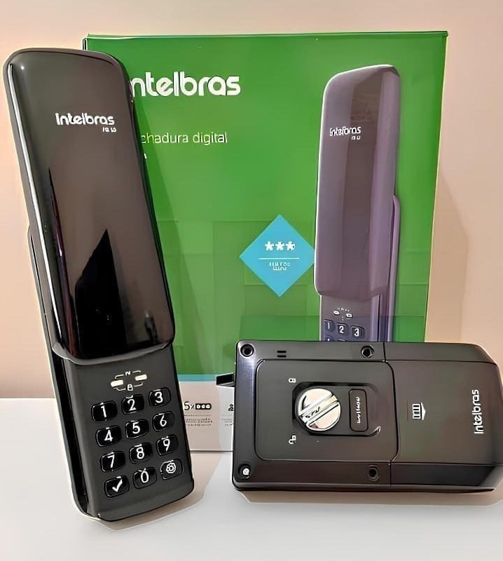 Fechadura Digital Uso Interno/Externo FR10 Intelbras