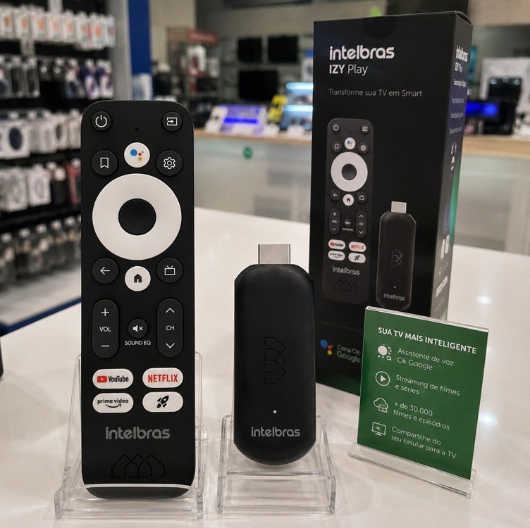 Smart TV Stick Full HD Intelbras