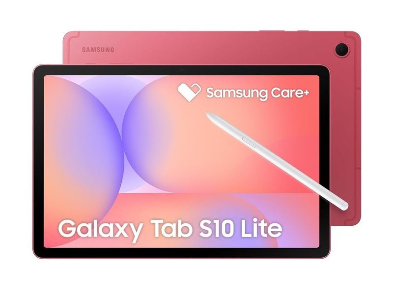 Galaxy Tab S10 Lite, 128GB, Tela 10.9", WIFI, Vermelho