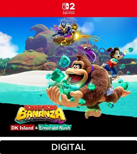 DLC Donkey Kong Bananza: Ilha DK + Caça às esmeraldas