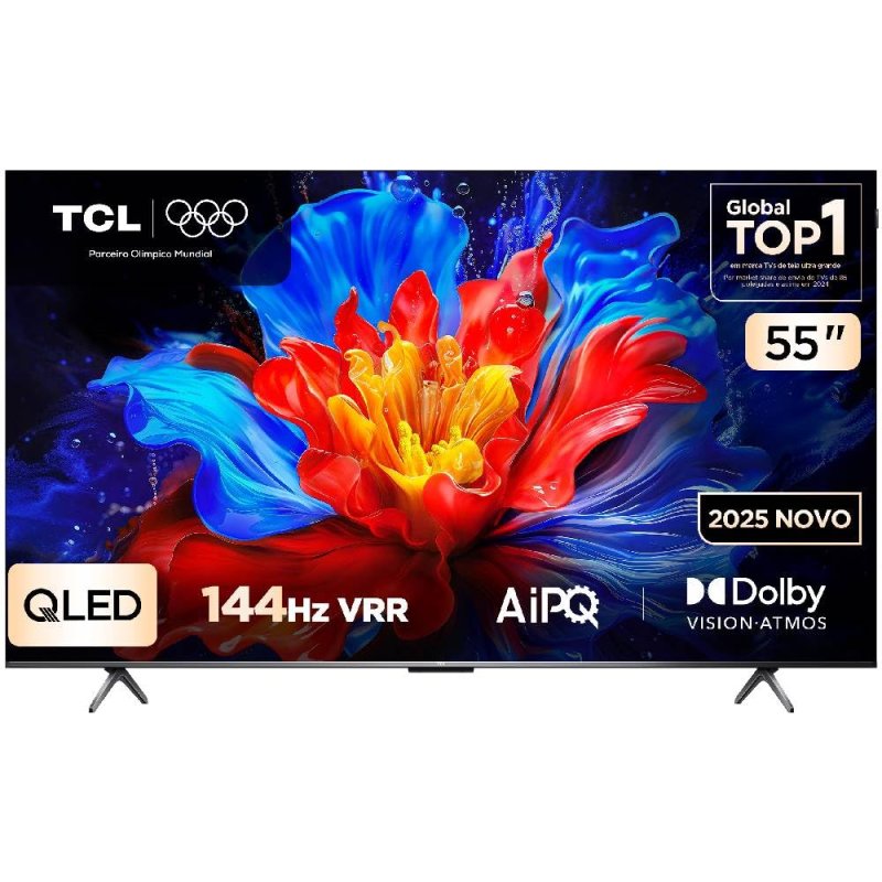 Smart TV TCL 55" QLED 4K