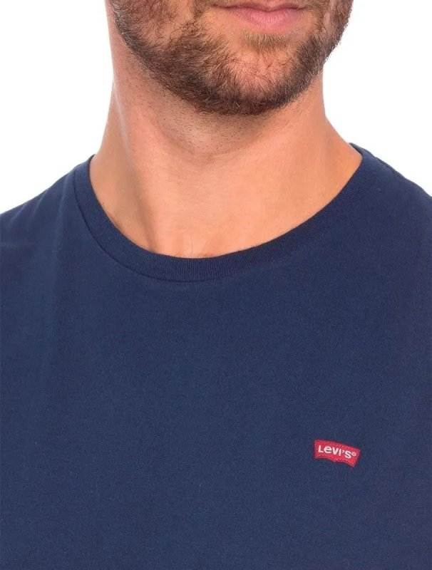 Camiseta Levis Classic Ss Original Hm Azul Marinho