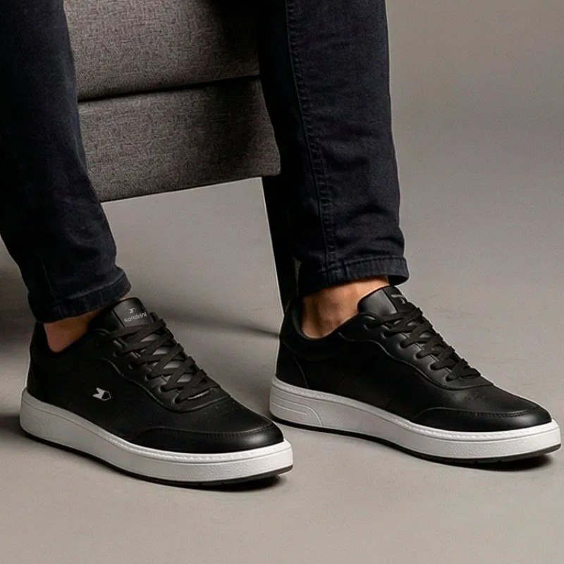 Sapatênis Sandrini Ivory Masculino Casual Estilo Confortável
