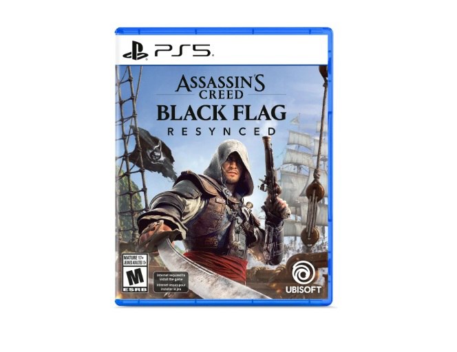 Jogo Assassins Creed Black Flag Resynced, Mídia Física, PS5