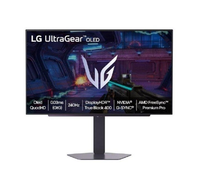Monitor LG UltraGear OLED 27GX704A-B 27"," QuadHD, 0.03ms, 240Hz, G-SYNC, FreeSync Premium Pro
