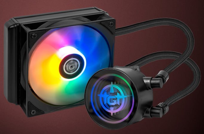 Water Cooler TGT Spartel V3, Rainbow, 120mm, Preto