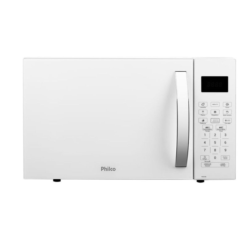 Micro-Ondas Philco 20L Branco Limpa Fácil PMO23B 110v